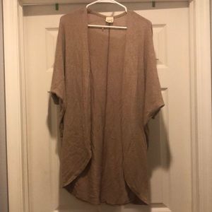 Medium brown short sleeve cardigan from pacsun